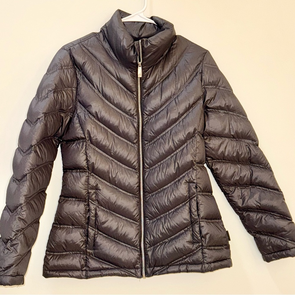 Calvin Klein Women's Dark Gray Puffer Jacket